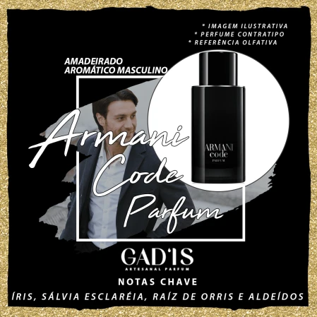 Perfume Similar Gadis 11131 Inspirado em Armani Code Parfum